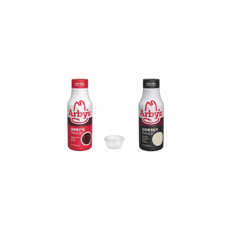 Arby's Sauce Two Pack Bundle Set, Includes One 12 fl