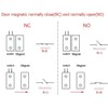 GUUZI 4 Sets MC-31B White Surface Mount Wired NC-NO Door