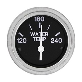 Sierra International Heavy Duty Electric 240 Degree F Water Temp Gauge for Inboard & Diesel Engines, 2"