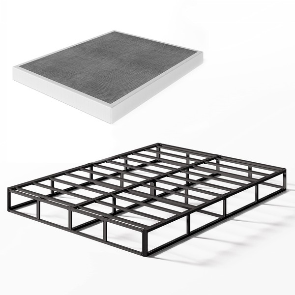 THEOCORATE Queen Box Spring and Cover Set, 5 Inch Low