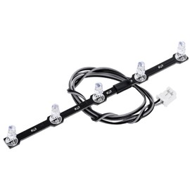 AXspeed 1/14 LED Roof Light RC Truck Headlight 5-LED Lamp Spotlight for Tamiya Tractor Actros 3363 56348 RC Truck