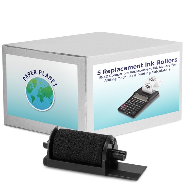 Black Printing Calculator Ribbons Compatible with IR40 by Paper Planet