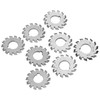 8Pcs Gear Cutter High Speed Steel Cutting Tool Industrial Supplies