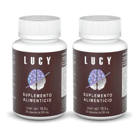 Lucy Suplemento Alimenticio Para El Rendimiento Cerebral Sabor Sin Sabor
