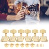 String Tuning Key for SemiClosed Guitar 3 Left 3 Right