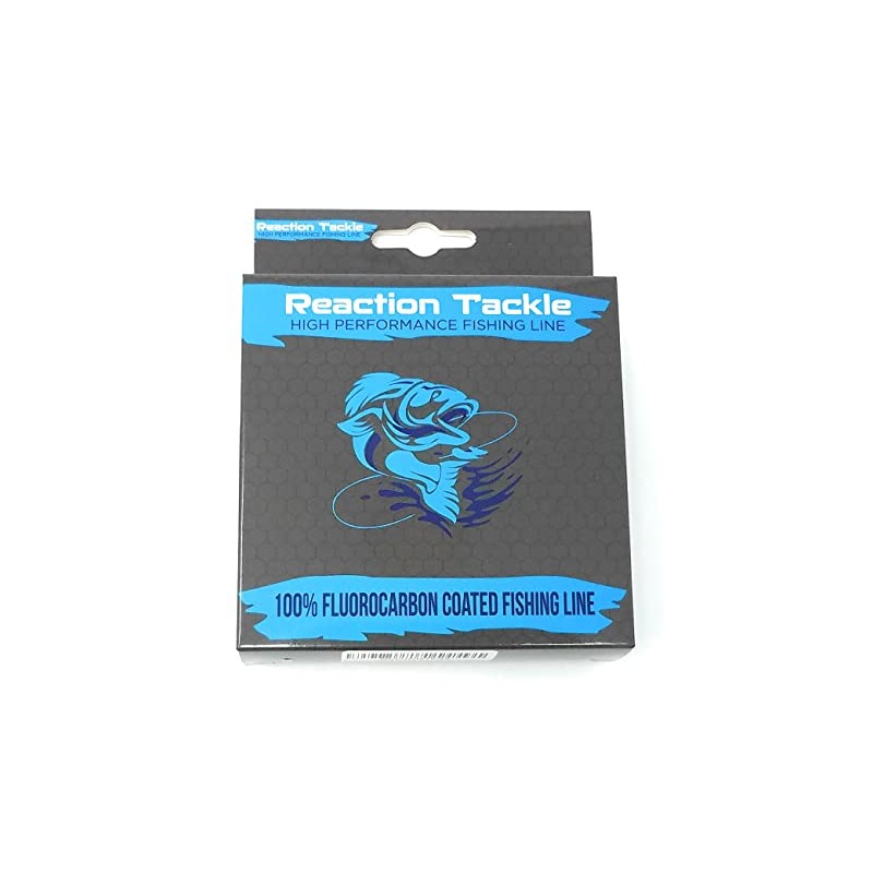 Reaction Tackle Fluorocarbon Coated Fishing Line 350m High Strength Mono