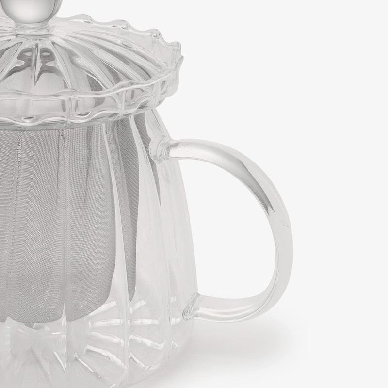 Afternoon Tea Living HD94 Ruffled Teapot, Clear