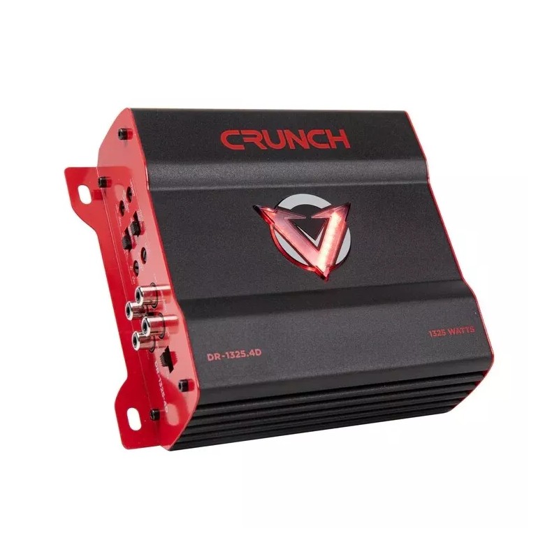 Crunch DR-1325.4D V-Drive 1325 Watts Four-Channel Car Audio Amplifier +