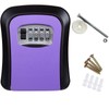 Key Box Wall Mounted 4 Digit Aluminium Alloy Simple Safe