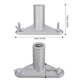 Gadpiparty Broom Handle Threaded Adapter Replacement Broom Head Adapter Handle Tips for Metal Poles