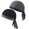 NHQZ 2 Stücke Sports Bandana Cap,Biker Bandanas Kopftuch Hat,Kopftücher,Bandana Baumwolle,Fahrradmütze