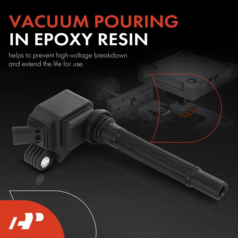 A-Premium Engine Ignition Coil Pack Compatible with Jeep Wrangler 2018-2024,