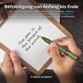 OLIGHT OPEN Mini 2 Multifunctional Ballpoint Pen and Pencil, Black Ink, Suitable for Office, Shop, Outdoor (Green)