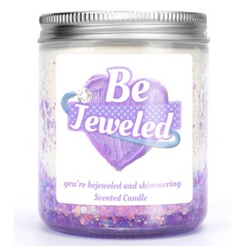 Taylor Inspired Purple Glitter Candle with Lavender, Room Decor, House Warming Gift, Birthday Party Favor for Girls Women