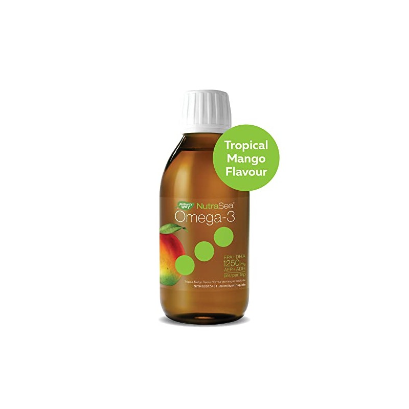 Nature’s Way NutraSea Mango 200 mL - Omega‑3 en Líquido