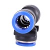 35Pcs OD 4/6/8/10/12/14/16mm Air Hose Pneumatic 3 Way Tee Union