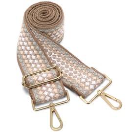 GINJKGO Purse Straps Women's Crossbody Handbags - Purse Straps Replacement Crossbody, Removable Shoulder Strap for Bucket Bags