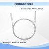 Mtsooning 2PCS Igniter Ceramic Electrode, 900mm/35.43inch Ignitor Wire and Ceramic