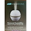 Air Innovations Personal Humidifier Ultrasonic Cool Mist & LED Mood