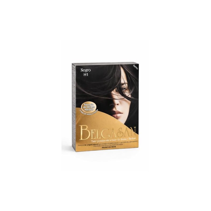 Tinte para Cabello Henna BELGASAN Cubre Canas Natural Larga Duración