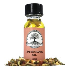 Has No Hanna Oil 1/2 oz | Handmade with Herbs & Essential Oils | Money Drawing, Luck & Fidelity Rituals | Hoodoo Voodoo Wicca Pagan Conjure
