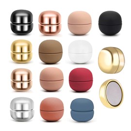 Pack of 13 Hijab Magnets, Hijab Magnetic Pins, Hijab Brooch, Magnetic Hijab Clip, Magnetic Brooches, No Hole Pins, Magnetic Brooches for Muslim Shawl Hijab Cardigan (A)