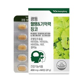 HEALTHYHABITS Guangdong Life Health Guangdong Blood Circulation & Memory Ginkgo 450mg x 60 tablets