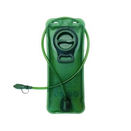 XZSUN Foldable Hydration Bladder, 1L-2L-2.5L-3L Water Bladder Leak-proof Water Bag Water Storage for Bicycle Hiking Camping Backpack, Green (military green)
