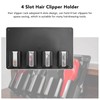Hair Clipper Holder 4 Slots Prevent Slip Barber Clipper Storage