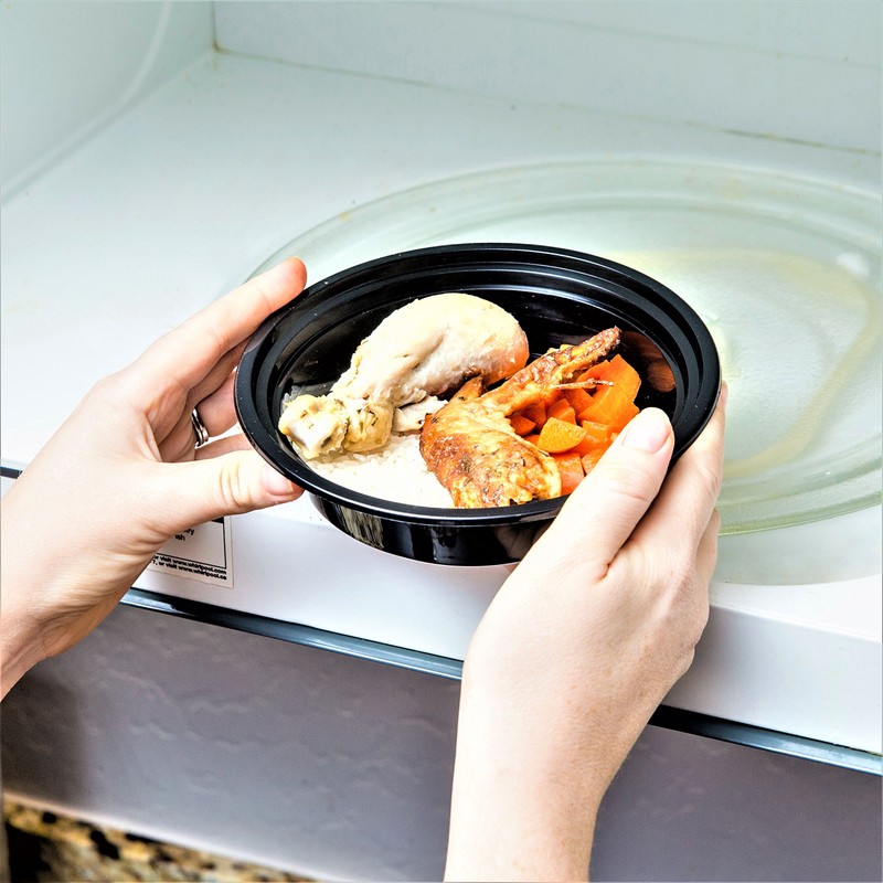 Green Direct Meal Prep containers 16 Oz. Round Microwavable Food