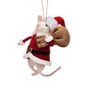 Sass & Belle Santa Mouse Hanging Decoration