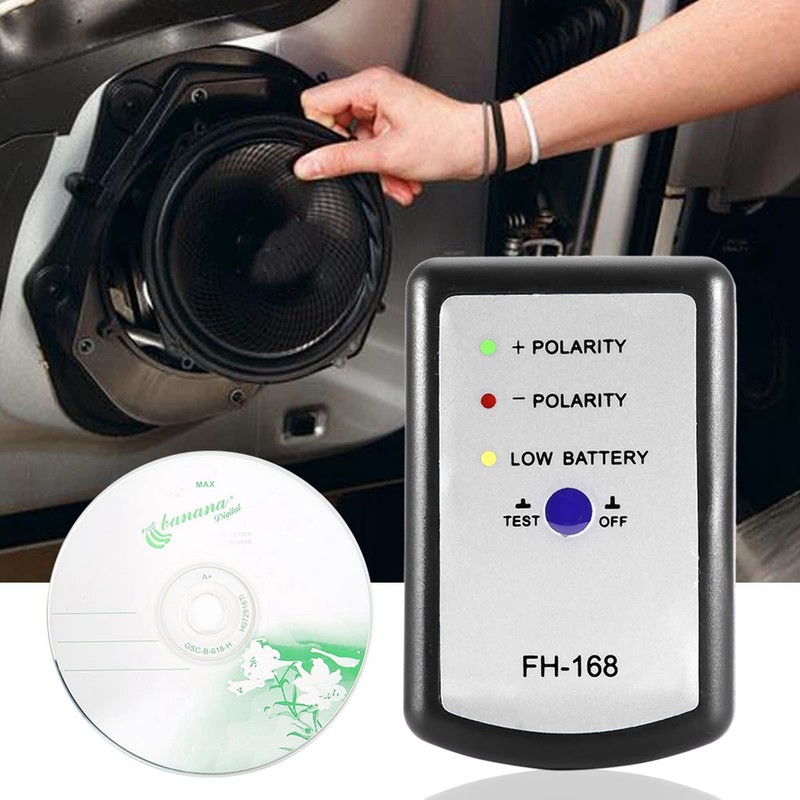 Cunyuer Speaker Polarity Tester, FH-168 Automotive Speaker Tester Phase Meter,