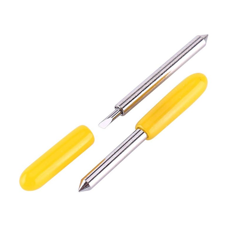 Akozon Tungsten Steel Plotter Cutter Blade 30, 45, 60 Degrees