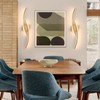 Sovinzert Battery Operated Wall Sconce Set of 2,Gold Wall Sconces