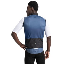 SIROKO - Winddichte Fahrradweste V1 Lavaredo - L - Blau