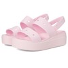 Crocs Women's Brooklyn 4U Low Wedges Sandal, Pink Milk, 7