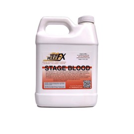 NewRuleFX.com Professional Theatrical & Motion Picture Stage Blood, Wash Out Formula, Deep Red, 1 Quart Jug