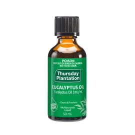 Thursday Plantation Eucalyptus Oil 50ml (Australia/Aroma Oil/Essential Oil) 100% Pure Essential Oil/Vegan/Refreshing