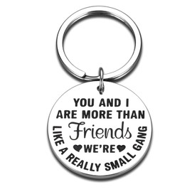Funny Best Friends Christmas Gifts Ideas for Women Friendship Keychain Gift for BFF Best Friend Birthday Valentines Gifts for Women Men Coworker Teenage Girls Boys Sisters Brother Her Key Ring Sister