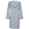 Erwin Müller Women’s Light Terry Towelling Bathrobe with Hood, Lightweight