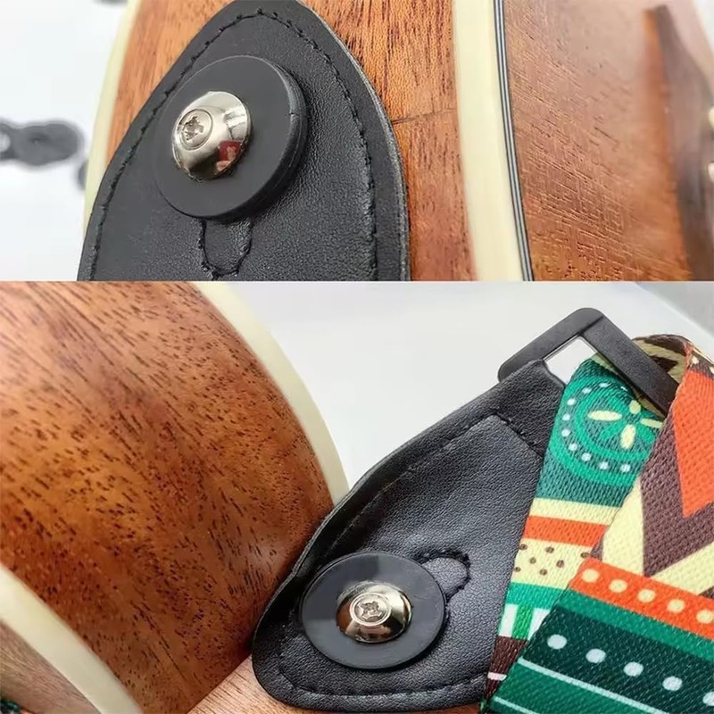 XIANFQNKJ Guitar Strap Lock, Set of 2, Strap Pin, Locking