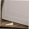 DOITOOL 6pcs Non Slip Triangle Wooden Door Stopper Wedge Wood