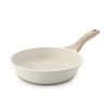 CHEFOLLA Sartén Blanco Antiadherente Granito Cerámica Mango Baquelita 20CM