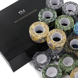 EH Tattoo 24Pcs Como Self-Adhesive Bandages Breathable Grip Tape First Aid Cohesive Elastic Wrap Tattoo Accessories