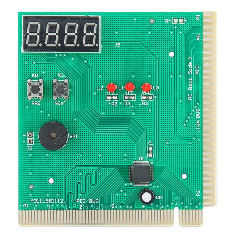 4-Digit Card PC Analyzer Computer Diagnostic Motherboard POST Tester For