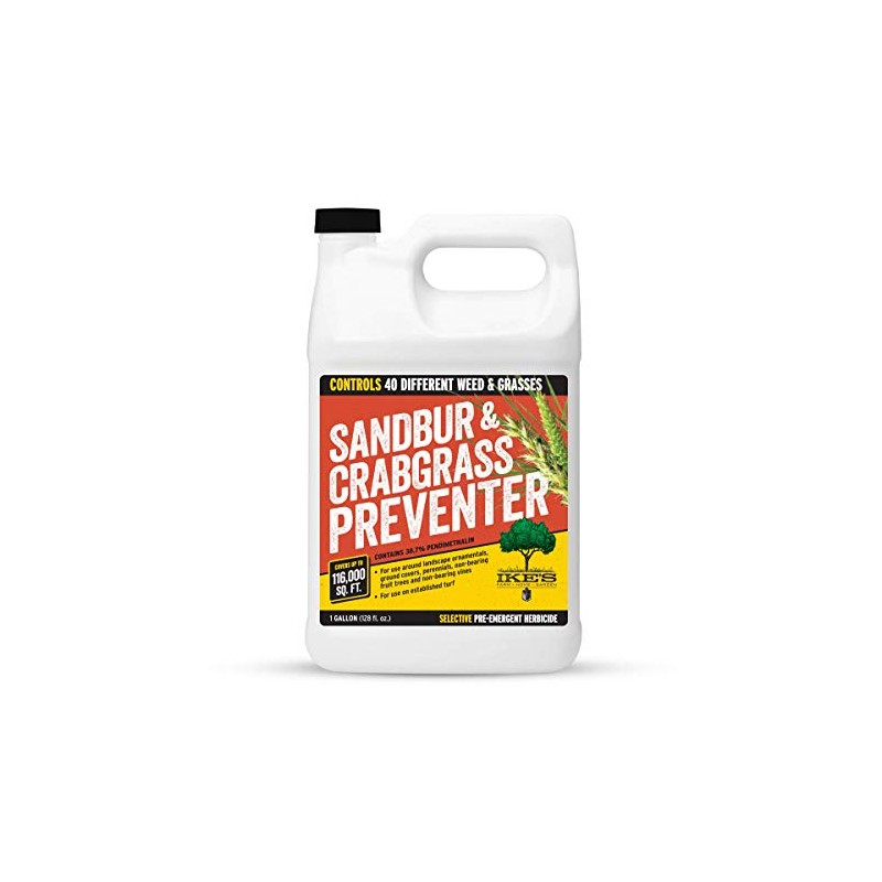 Ike's Sandbur & Crabgrass Preventer | Stop Unwanted Weeds and