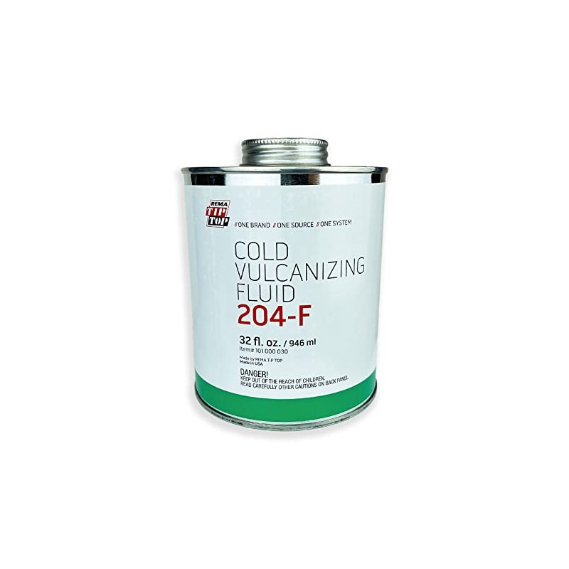 2 Cans of REMA TIP TOP 204-F 32oz Cold Vulcanizing