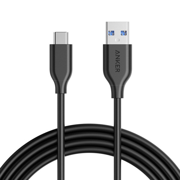 Anker PowerLine USB-C & USB-A 3.0 Cable, for Galaxy S8/S8+, MacBook, Xperia XZ and Others