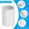 PATIKIL 1/2" PVC Pipe Coupling Adapter, 20 Pcs PVC Pipe