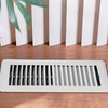 Deflecto Floor Register, Includes Steel Grill and Rust-Proof Damper Box,